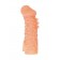 Телесная закрытая насадка с шершавой головкой Cock Sleeve Size S - 13,8 см. - KOKOS - в Нижнем Тагиле купить с доставкой