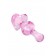 Розовая фигурная анальная втулка - 9,8 см. - Sexus в Нижнем Тагиле Розовая фигурная анальная втулка - 9,8 см. - Sexus