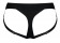 Черные трусики для насадок Heroine Lingerie Harness - size L - Strap-on-me - купить с доставкой в Нижнем Тагиле