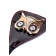 Чёрный стек с совой на кожаном наконечнике - 24 см. - ToyFa - купить с доставкой в Нижнем Тагиле