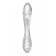 Прозрачный двусторонний стеклянный фаллоимитатор Dazzling Crystal 1 - 18,5 см. - Satisfyer купить с доставкой в интернет-магазине Orgasmix в Нижнем Тагиле Прозрачный двусторонний стеклянный фаллоимитатор Dazzling Crystal 1 - 18,5 см. - Satisfyer