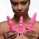 Набор из 3 розовых анальных пробок с вибропулей Thrill Trio Anal Plug Set - XR Brands в Нижнем Тагиле Набор из 3 розовых анальных пробок с вибропулей Thrill Trio Anal Plug Set - XR Brands