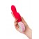 Красный вибратор с клиторальным отростком Petunia - 19 см. - ToyFa купить в Нижнем Тагиле с доставкой в Orgasmix.ru Красный вибратор с клиторальным отростком Petunia - 19 см. - ToyFa