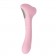 Нежно-розовый двусторонний стимулятор Daisy Massager - 20,2 см. - Adrien Lastic купить в Нижнем Тагиле с доставкой в Orgasmix.ru Нежно-розовый двусторонний стимулятор Daisy Massager - 20,2 см. - Adrien Lastic