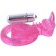 Розовая вибронасадка со стимулятор клитора   Язычок - Toyfa Basic - в Нижнем Тагиле купить с доставкой