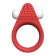 Красное эрекционное кольцо LIT-UP SILICONE STIMU RING 1 RED - Dream Toys - в Нижнем Тагиле купить с доставкой