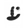 Черный силиконовый стимулятор простаты Levett Nitoc с пультом ДУ - Levett - в Нижнем Тагиле купить с доставкой